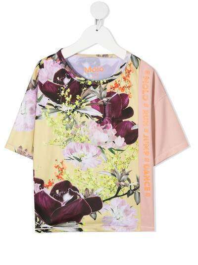 Molo футболка с цветочным принтом