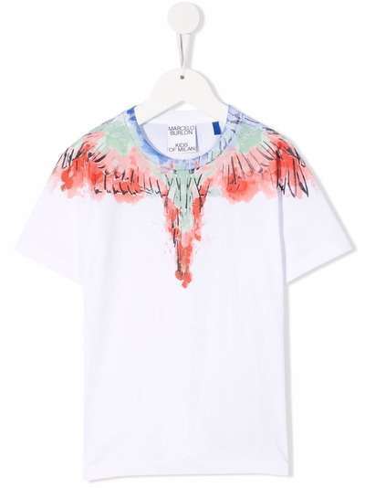 Marcelo Burlon County Of Milan Kids футболка с принтом Wings