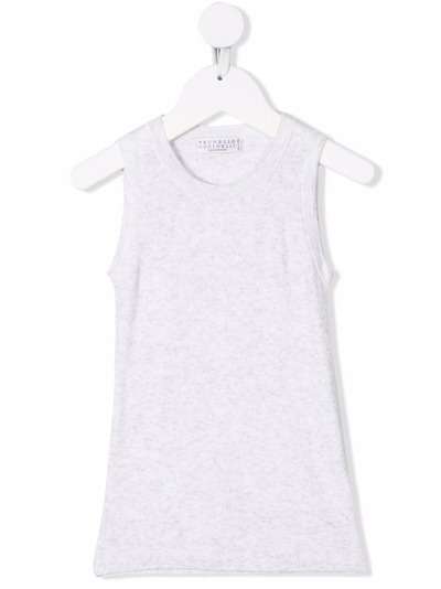 Brunello Cucinelli Kids топ в рубчик