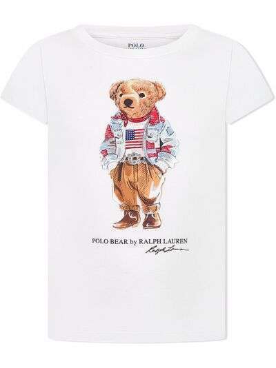 Ralph Lauren Kids футболка с принтом