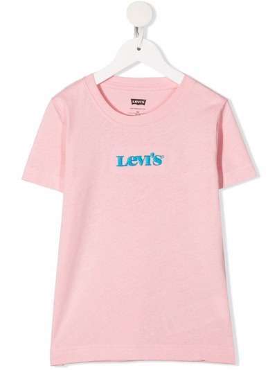 Levi's Kids футболка с вышитым логотипом