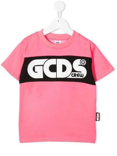 Gcds Kids футболка в стиле колор-блок с логотипом