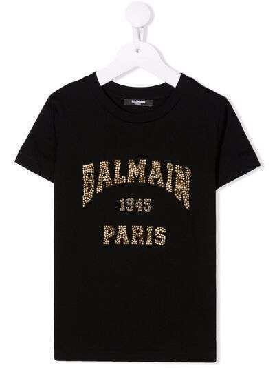 Balmain Kids футболка с логотипом