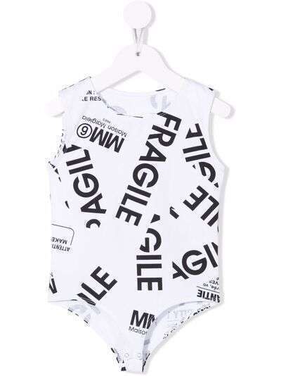 MM6 Maison Margiela Kids боди с логотипом