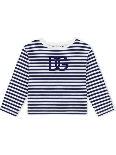 Dolce & Gabbana Kids футболка в полоску