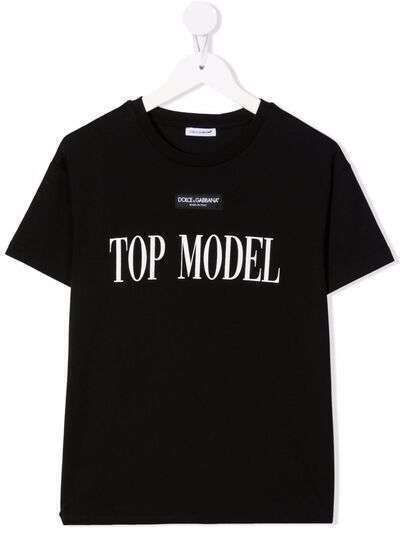 Dolce & Gabbana Kids футболка Top Model