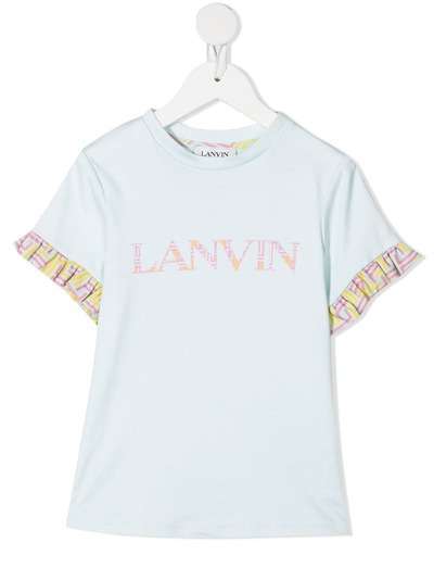 LANVIN Enfant футболка с оборками