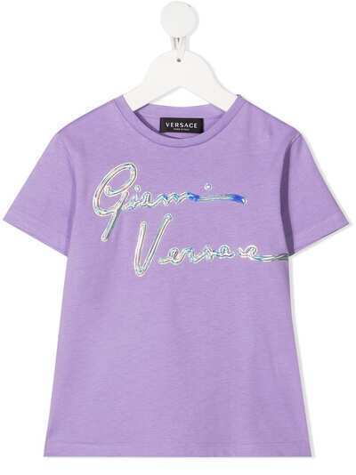 Versace Kids футболка с логотипом