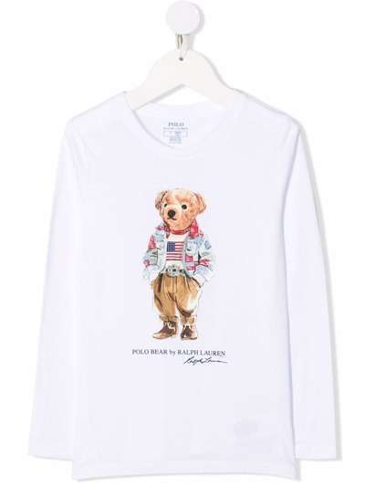 Ralph Lauren Kids футболка Polo Bear-