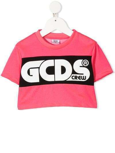 Gcds Kids укороченная футболка с логотипом