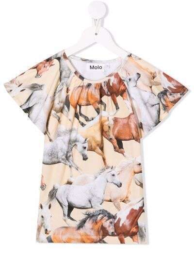 Molo футболка с принтом Horse