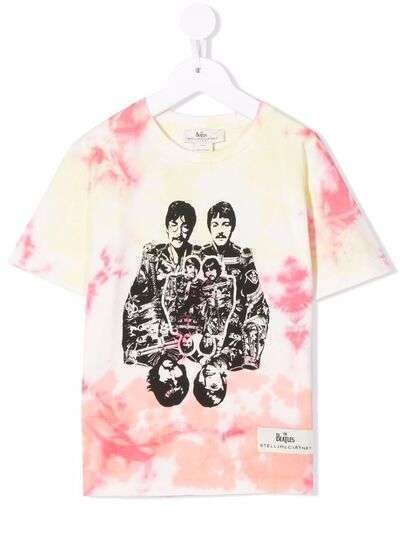 Stella McCartney Kids футболка Beatles с принтом тай-дай