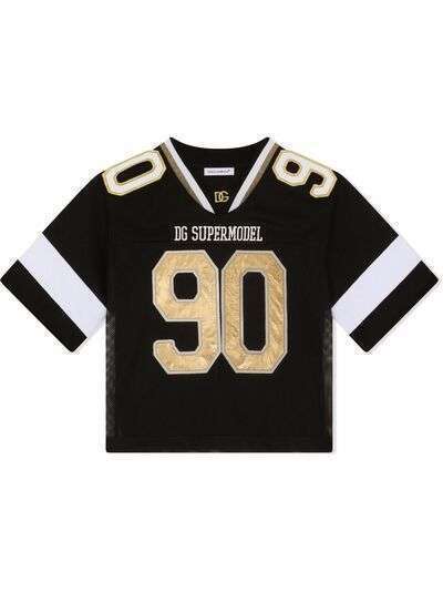 Dolce & Gabbana Kids футболка DG Supermodel NFL