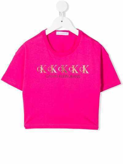 Calvin Klein Kids футболка с логотипом