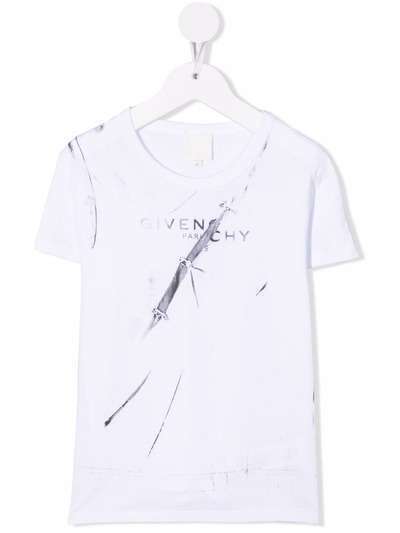 Givenchy Kids футболка с логотипом