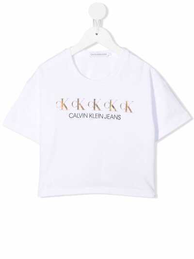 Calvin Klein Kids футболка с логотипом