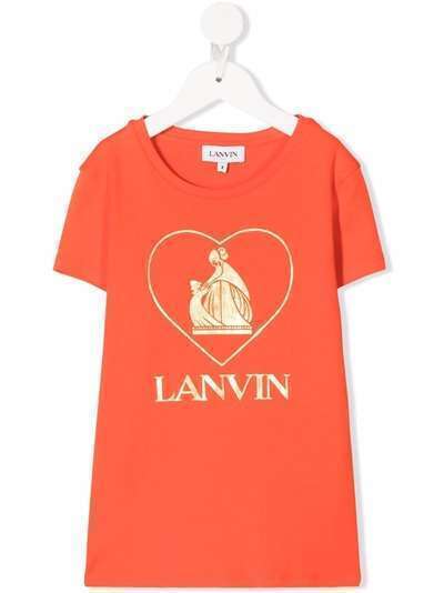 LANVIN Enfant футболка с логотипом