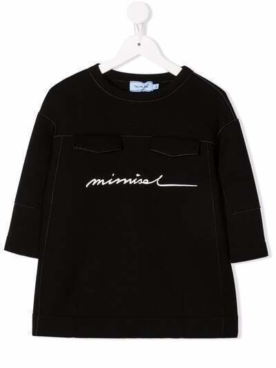 Mi Mi Sol футболка с графичным принтом