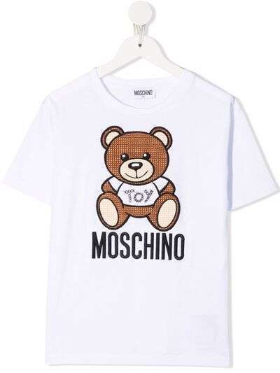 Moschino Kids футболка Teddy Bear