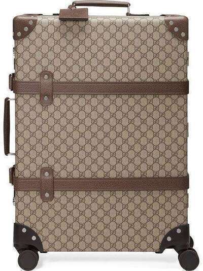 Gucci чемодан с логотипом GG из коллаборации с Globe-Trotter 5336209VEFW