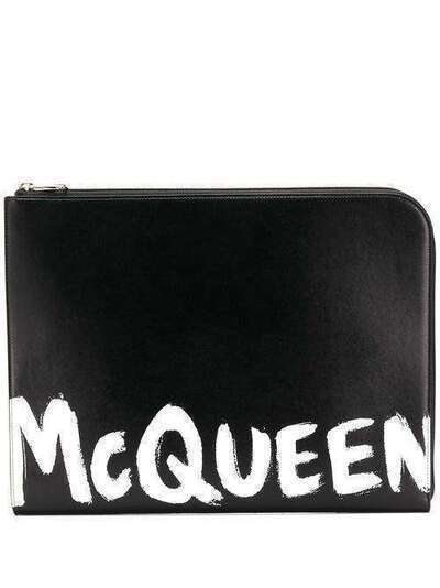 Alexander McQueen клатч с логотипом 6094811NT0B