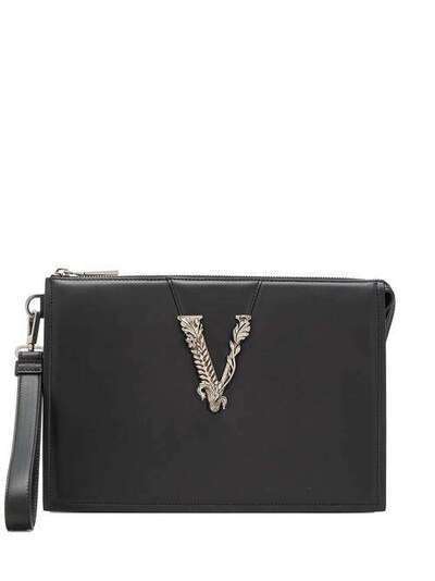 Versace клатч Virtus на молнии