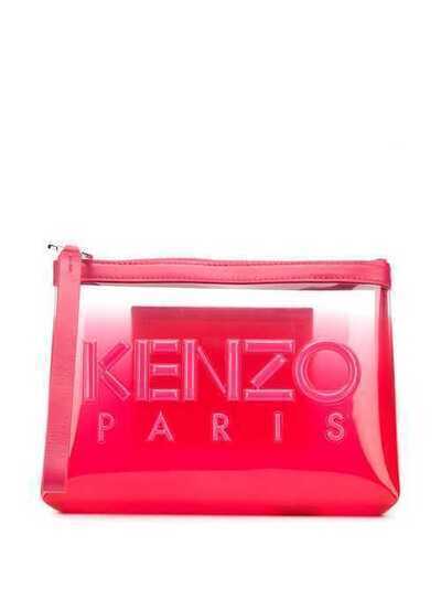 Kenzo прозрачный клатч с логотипом FA52PM409F02