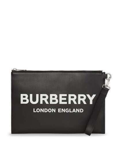 Burberry клатч на молнии с логотипом 8009214