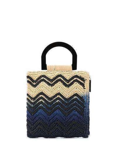 M Missoni плетеная сумка в стиле колор-блок 2DX000112V0009