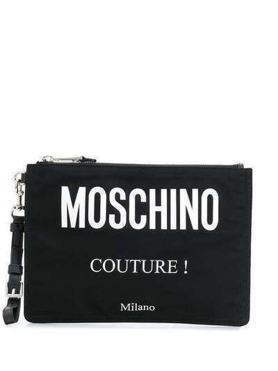 Moschino клатч с логотипом A84048201