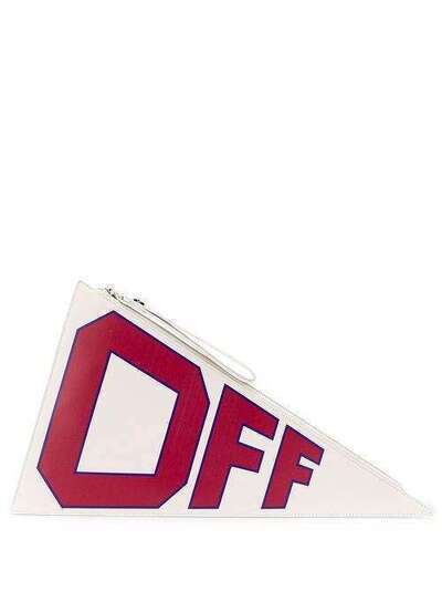Off-White клатч Mattone с логотипом OWNA081E1999010002B4