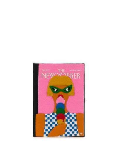 Olympia Le-Tan клатч The New Yorker в форме книги THENEWYORKERBC20