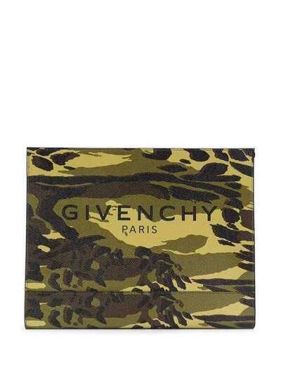 Givenchy клатч среднего размера с камуфляжным принтом BK603QK0UP