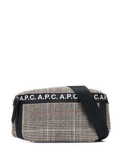 A.P.C. твидовая поясная сумка H62130PSAEEBAA