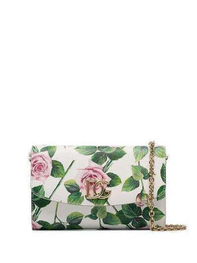 Dolce & Gabbana клатч с цветочным принтом BI1275AJ757