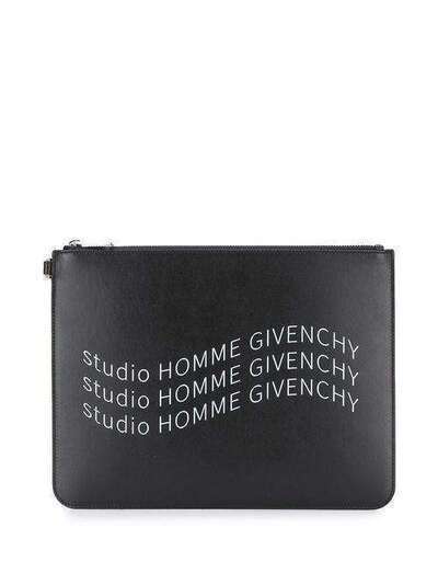 Givenchy клатч на молнии с логотипом BK600JK0UR