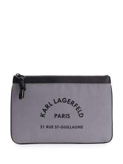 Karl Lagerfeld клатч с логотипом 201W3224296