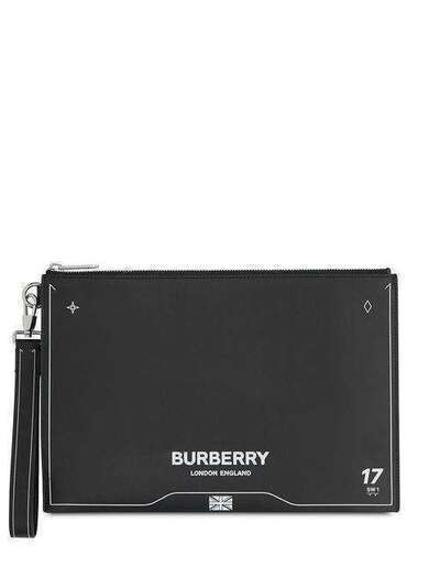 Burberry клатч с принтом 8026721