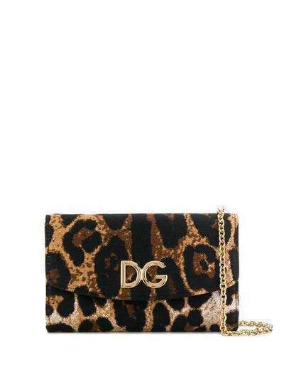 Dolce & Gabbana сумка-кошелек с леопардовым принтом BI1275AJ549