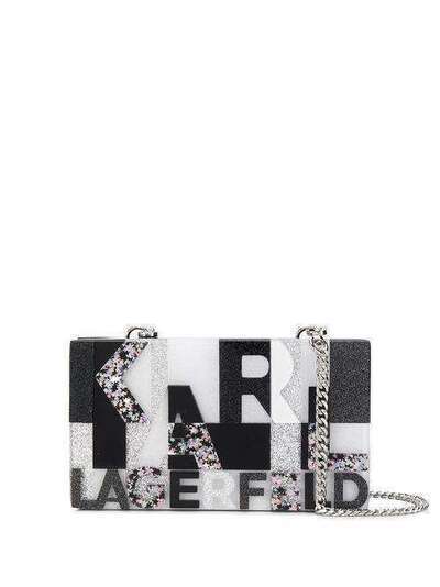 Karl Lagerfeld клатч K/Karl с блестками 201W3134900