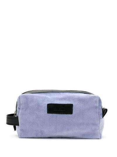 Blue Bird Shoes Plush logo tag wash bag S202129