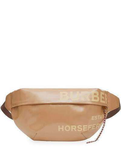 Burberry объемная сумка с принтом Horseferry 8021559