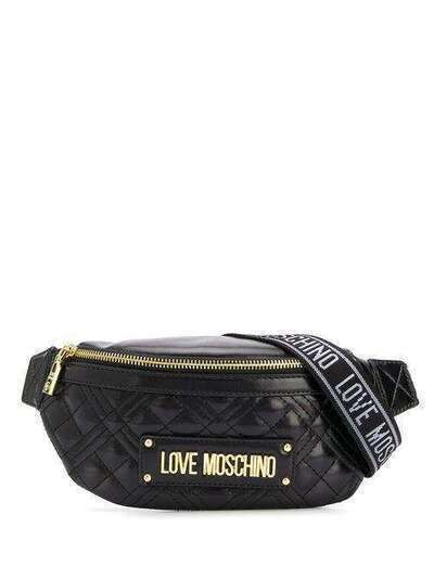 Love Moschino стеганая поясная сумка JC4702PP1ALA0