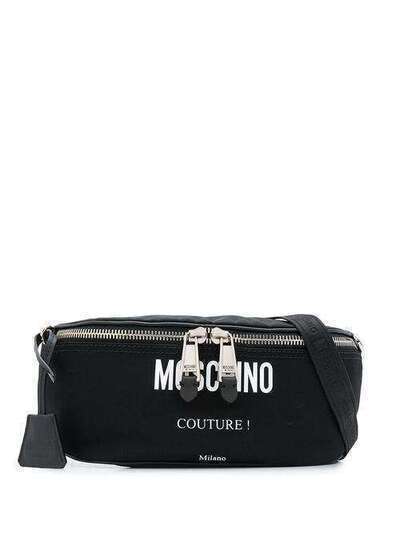 Moschino поясная сумка с логотипом A77048201
