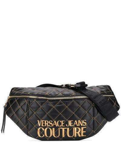Versace Jeans Couture стеганая поясная сумка E1VUBBB440294