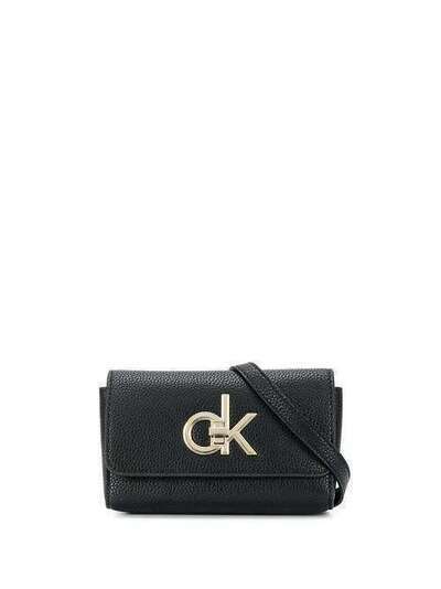 Calvin Klein поясная сумка с металлическим логотипом K60K605584BDS
