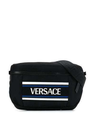 Versace поясная сумка с контрастным логотипом DFB7096DNYNV
