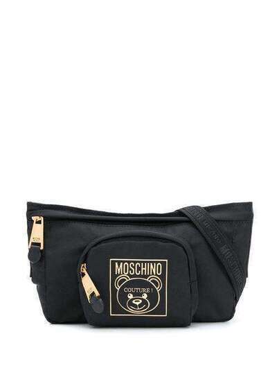 Moschino поясная сумка Teddy Label B77308205