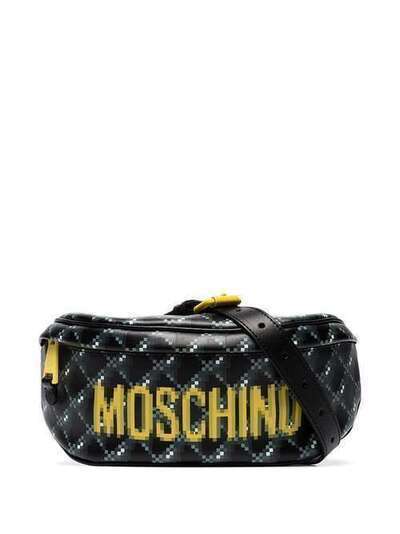 Moschino поясная сумка с логотипом A77998051