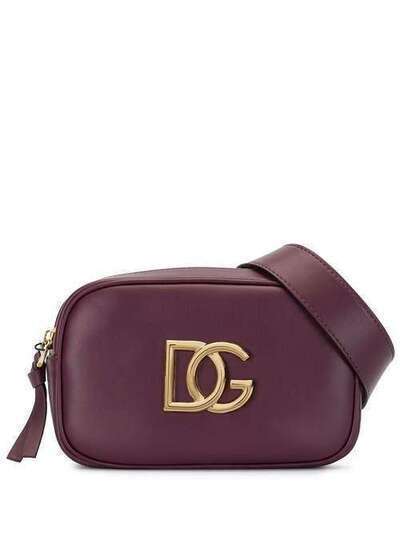 Dolce & Gabbana поясная сумка с металлическим логотипом BB6837AX441